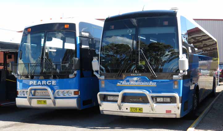 Pearce Blue Mountains Volvo B7R 3739MO & 3757MO